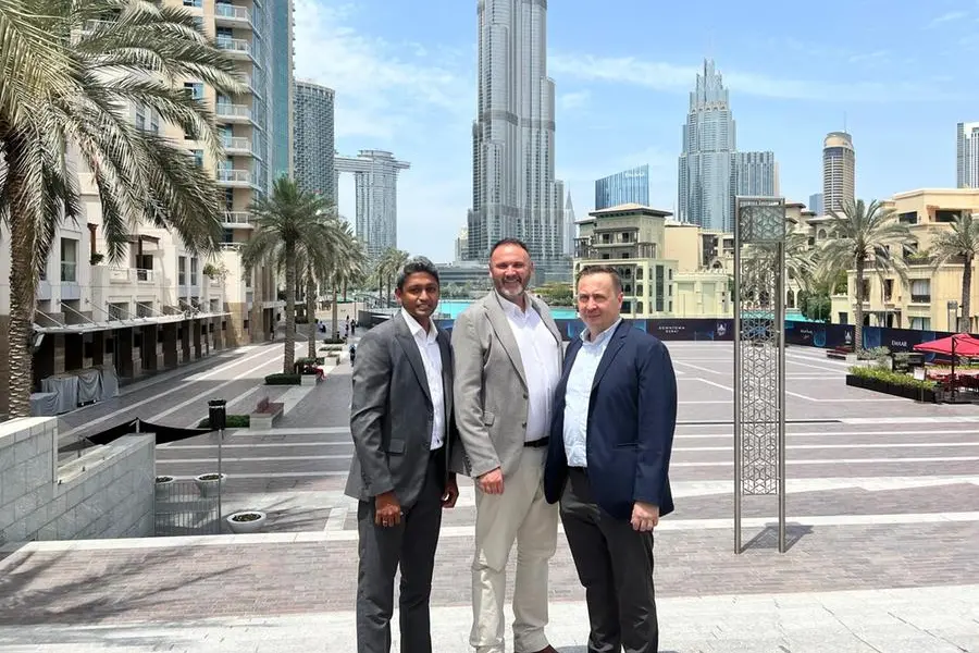 Karthik Elango, Robert Dalziel, and Janko Bukovcan. Image Courtesy: Interocean
