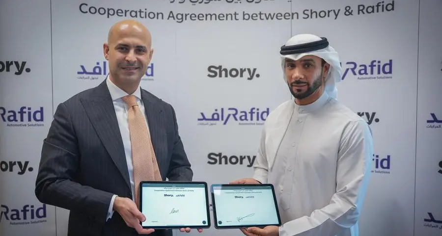 Rafid Automotive Solutions signs strategic partnership with Shory