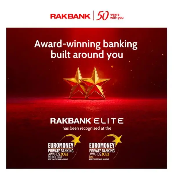 RAKBANK Elite wins two major titles at Euromoney Private Banking Awards 2026
