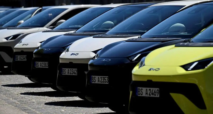China's BYD outsells Tesla in Europe for first time, report says