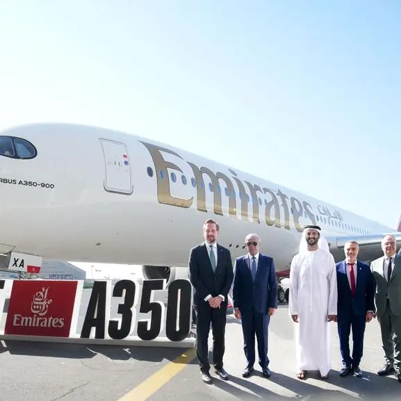 Emirates receives its first of 65 A350-900s