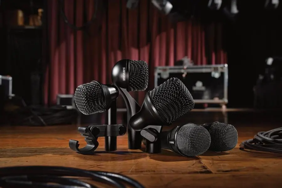 Nexadyne mics on stage. Image Courtesy: Shure
