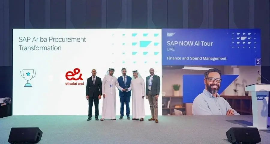 E& sets new benchmark in sourcing, winning ‘Best Procurement Transformation’ at SAP NOW AI Tour