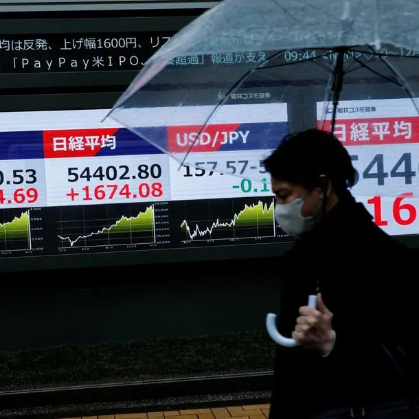 Asian shares fall as US yields hit one-year high