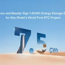 Sungrow and Masdar sign 7.5GWh energy storage system for Abu Dhabi's World First RTC Project