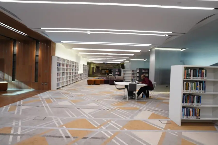 The Business Library at Mohammed Bin Rashid Library. Image Courtesy: MBRL