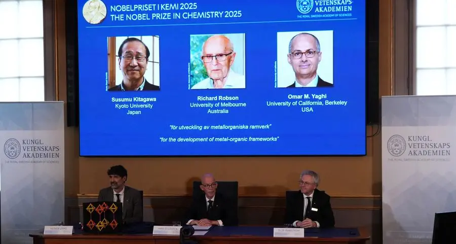 Trio win Nobel chemistry prize for work on 'Hermione's handbag' materials