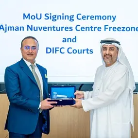 Ajman NuVentures Centre Free Zone signs MoU with DIFC Courts