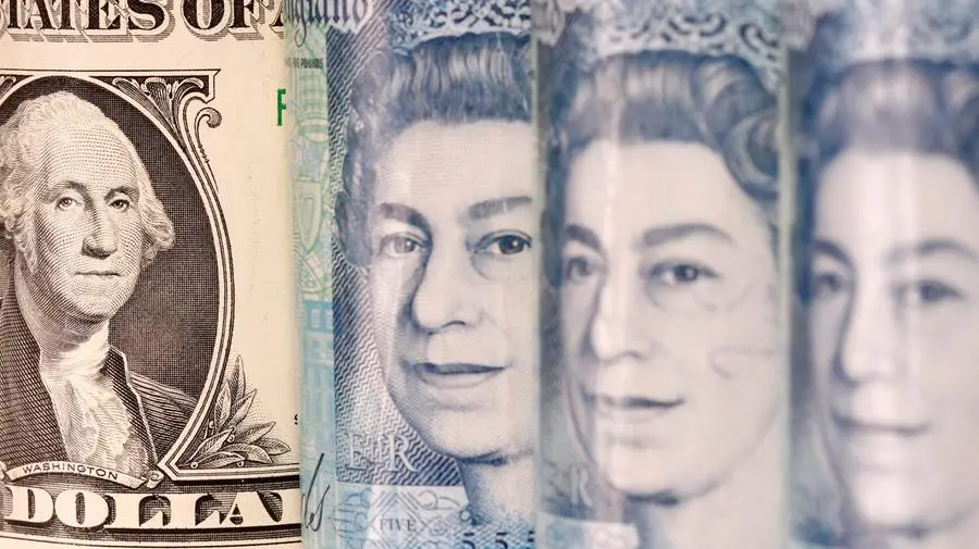 Sterling hits new one-week high versus dollar