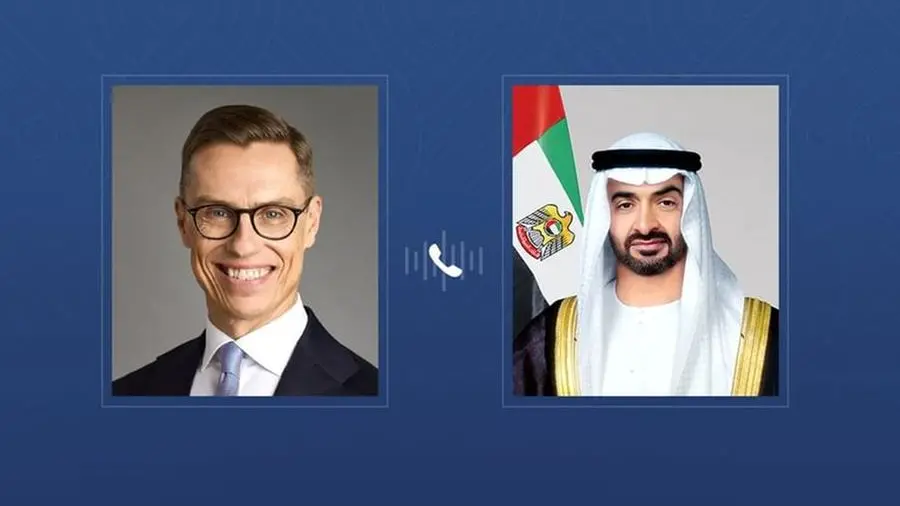 Presidents of UAE and Finland discuss bilateral ties and regional developments