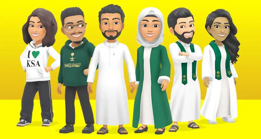 In commemoration of the Saudi National Day, Snapchat unveils first-ever local Bitmoji wardrobe in Saudi Arabia