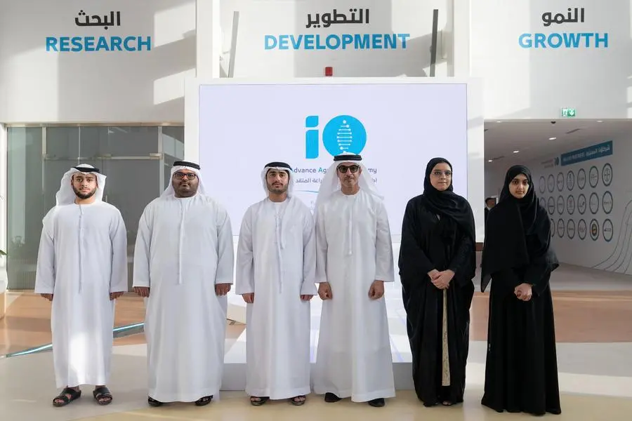 His Highness Sheikh Hazza bin Zayed Al Nahyan affirmed that investing in agritech research is a national strategic priority. Image Courtesy: Silal