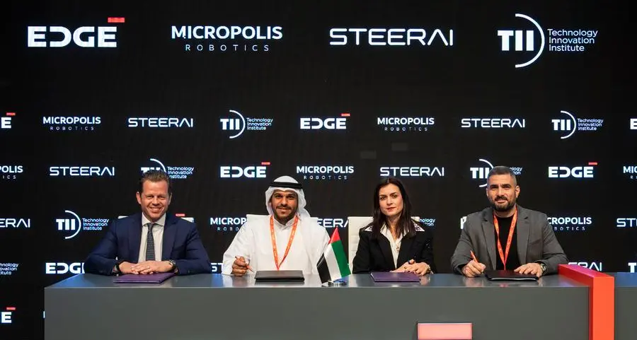 مجموعة ايدج، ومعهد الابتكار التكنولوجي، و\"مايكروبوليس\"، و\"ستير إيه آي \" تُعزّز القدرات السيادية للدولة عبر نشر منصة لوجستية ذاتية متقدمة