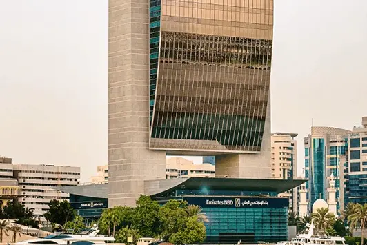Emirates NBD has become the first bank in the MENA region to commit to the ambitious WELL at scale certification with the International Well Building Institute (IWBI). Image courtesy: Emirates NBD