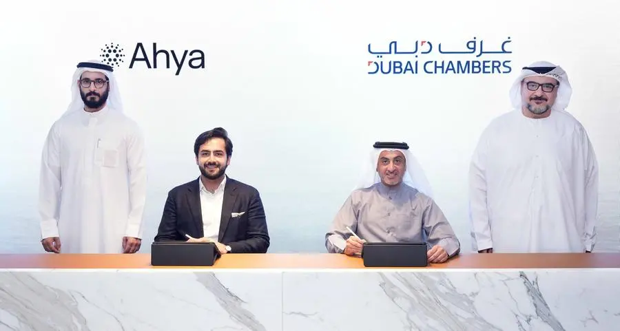 Dubai Chambers signs MoU with Ahya Technologies