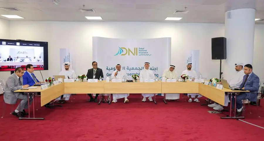 Dubai National Insurance approves a cash dividend of 15% at the Annual General Assembly meeting