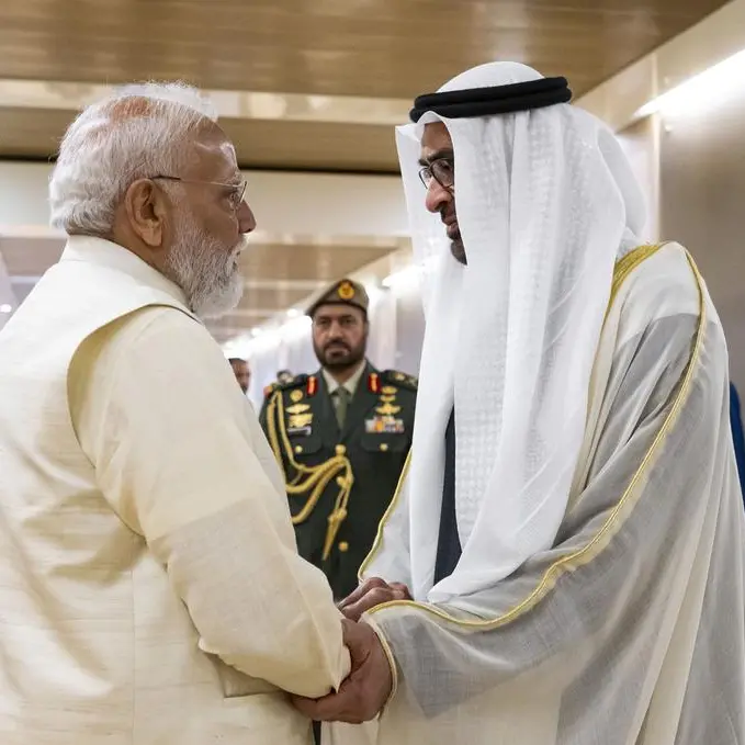 UAE President bids farewell to Indian Prime Minister at conclusion of official visit to UAE