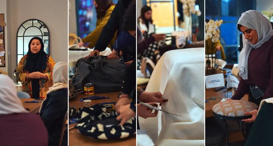 بنك الخليج يختتم ورشة عمل عن إعادة التدوير الإبداعي للأثاث