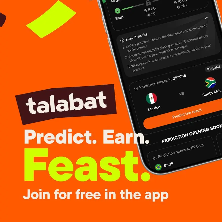 Talabat launches Predict & Feast, turning match predictions into vouchers across 84,000+ active partners