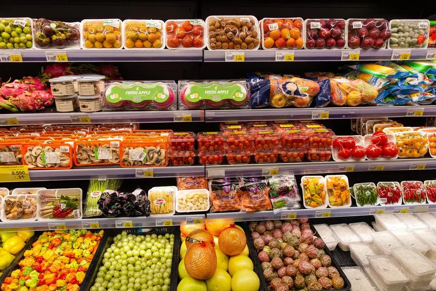 Muscat, Oman - May 26, 2023: Various fresh vegetables and fruits on the shelves of a grocery supermarket in the capital Muscat. Sultanate of Oman. Image used for illustrative purpose Getty Images , Getty Images