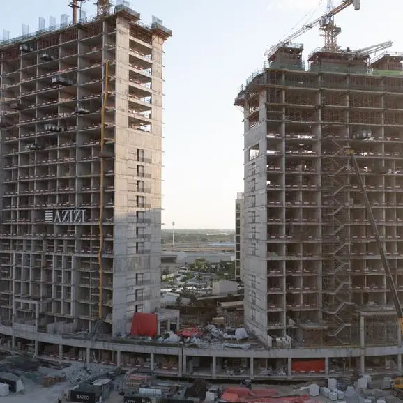 Azizi Developments' Riviera Beachfront reaches 46% construction milestone