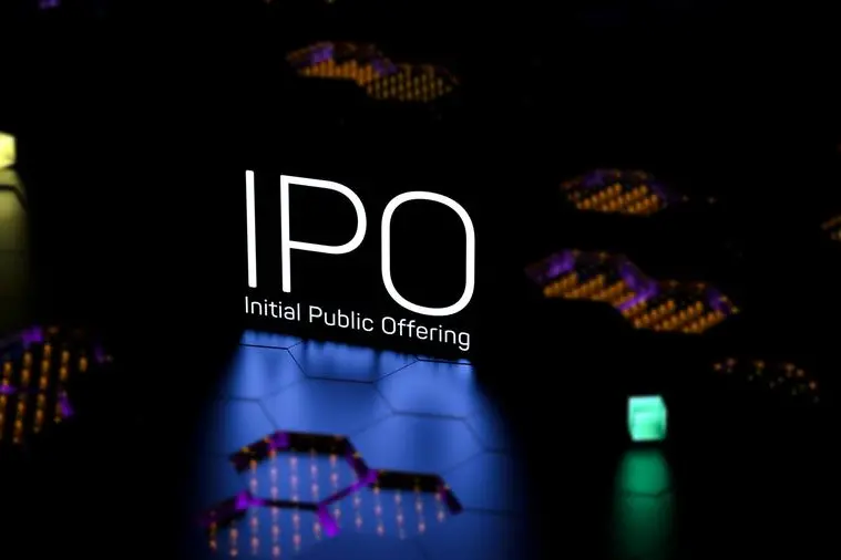 IPO Initial Public Offering text, inscription. IPO concept, banner. 3D render. Image used for illustrative purpose. Getty Images , Getty Images