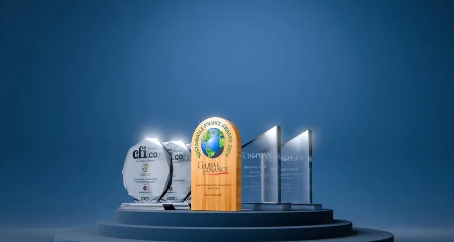 بورصة الكويت تواصل حصد الجوائز والتكريم على إنجازاتها في الاستدامة المؤسسية والحوكمة والمسؤولية البيئية والاجتماعية