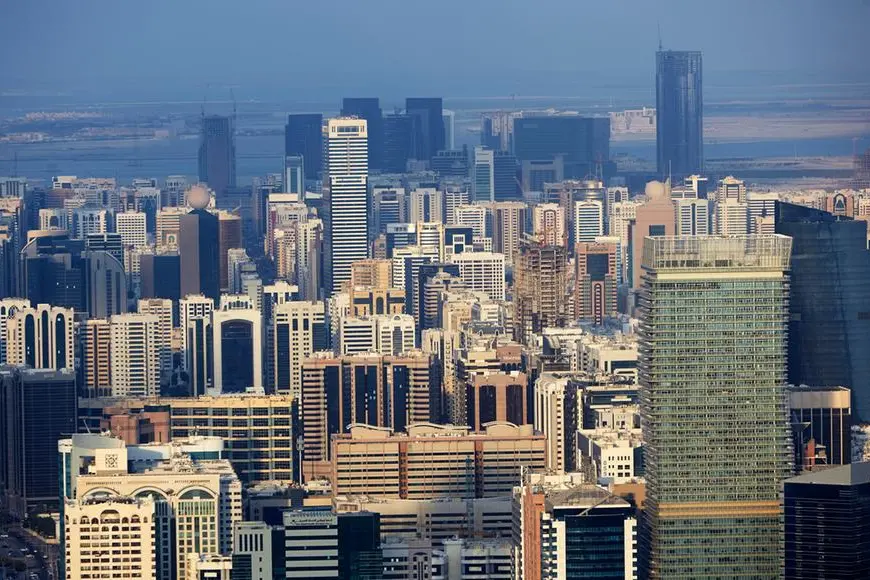 Elevated panorama of the skyscrapers of downtown Abu Dhabi. Getty Images , Getty Images