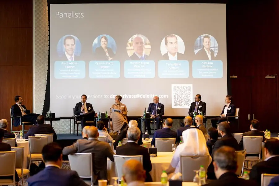 Panel discussion - Key Trends Impacting Family Businesses. Image courtesy: Deloitte