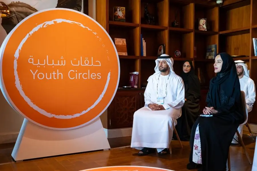 <p>Part of the youth circle that witnessed the launch of the initiative in the presence of &nbsp;Her Excellency Shamma Al Mazrui and His Excellency Dr. Sultan Al Neyadi</p>\\n