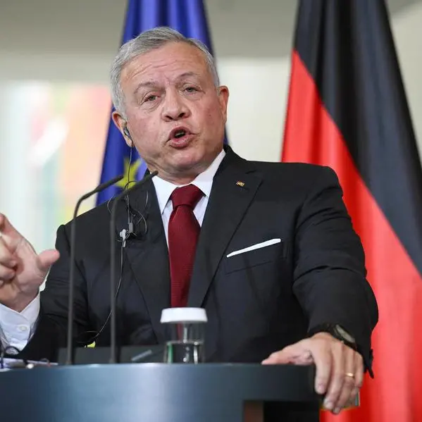 Jordan's King Abdullah says Gaza aid must be doubled to stem crisis
