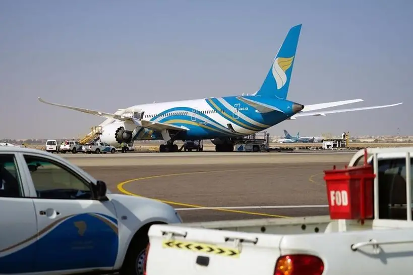 Photo used for illustrative purpose only. MUSCAT, OMAN -21 DEC 2016- A Boeing 787 Dreamliner airplane from Oman Air (WY) at the Muscat International Airport (MCT), formerly Seeb International Airport. Image used for illustrative purpose , shutterstock