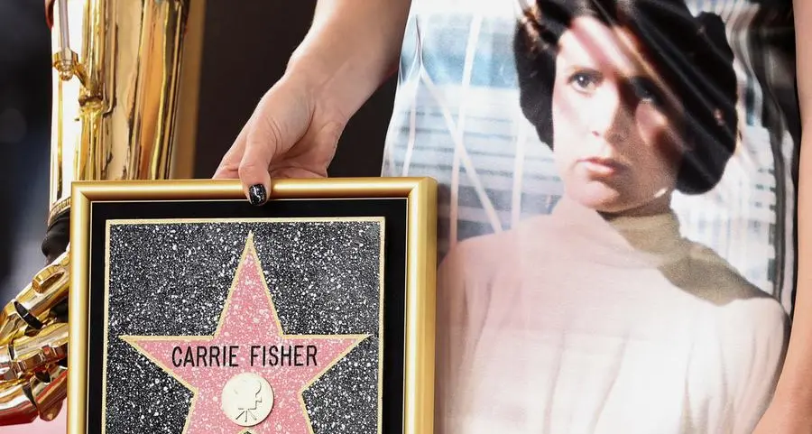 On 'Star Wars' day, Carrie Fisher receives posthumous star on Walk of Fame