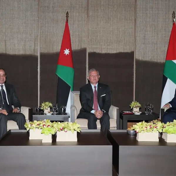 Jordan king, Sisi and Abbas call to 'maintain pressure' for Gaza ceasefire