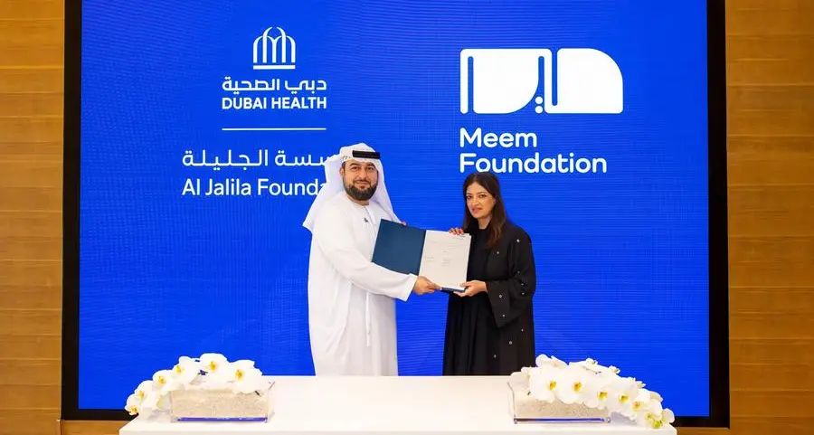 Meem Foundation donates AED 3mln to Al Jalila Foundation