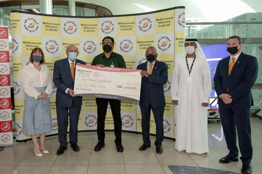 Indian expat in UAE wins $1 million in Dubai Duty Free draw