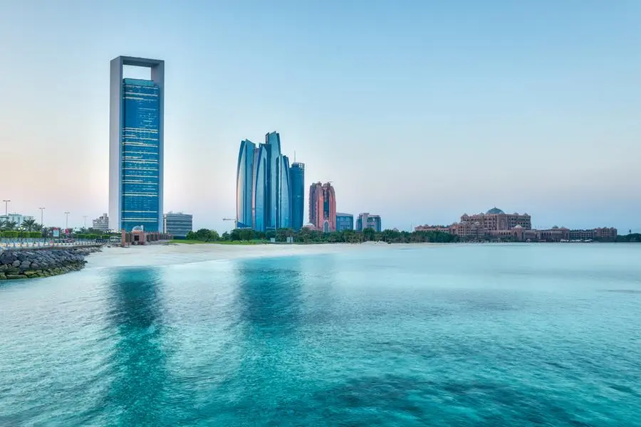 Sunrise over the Abu Dhabi corniche. Getty Images Image used for illustrative purpose. , Getty Images
