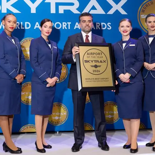 Hamad International Airport recognised as the “World’s Best Airport” at the 2024 Skytrax World Airport Awards