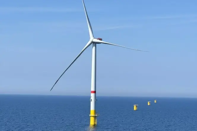 First wind turbine installed at Baltic Eagle offshore wind farm