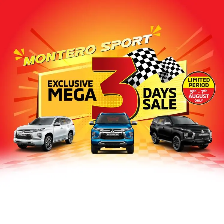 Mitsubishi Motors Oman announces 3-day mega sale on Montero Sport models