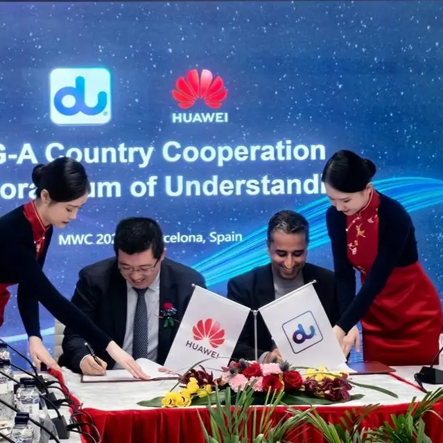 Huawei and du sign strategic cooperation MoU, building the 5G advanced country