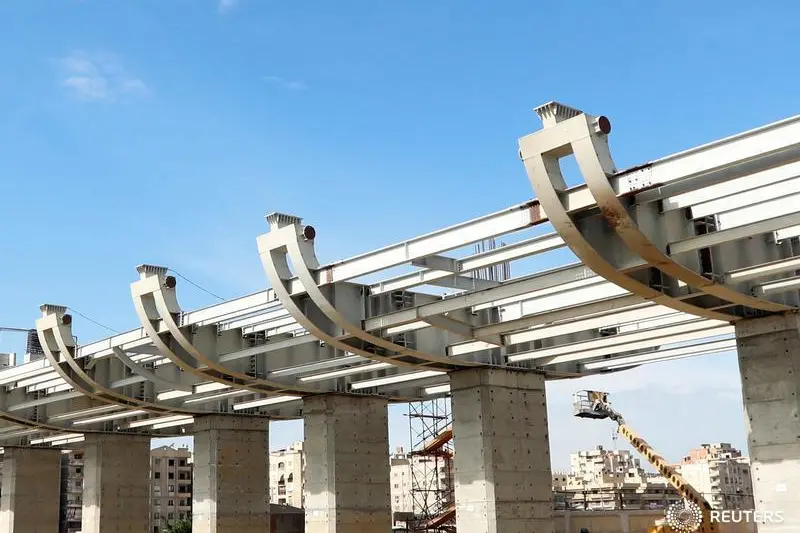 Image used for illustrative purpose. A view of the Orascom and Arab Contractors\\' construction site of Cairo Metro third line at Haikstep station, in Cairo, Egypt, November 26, 2018. , Amr Abdallah Dalsh 