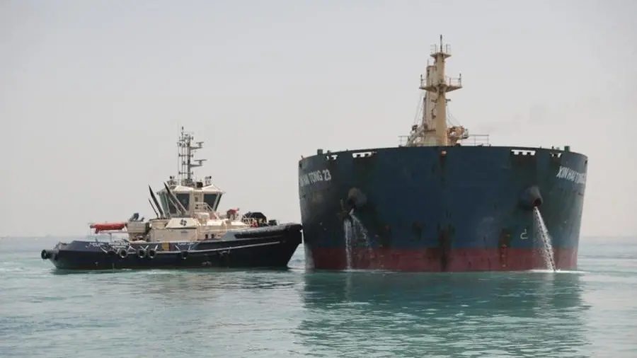 Egypt deploys 3 tugboats to tow oil tanker after it breaks down in Suez Canal