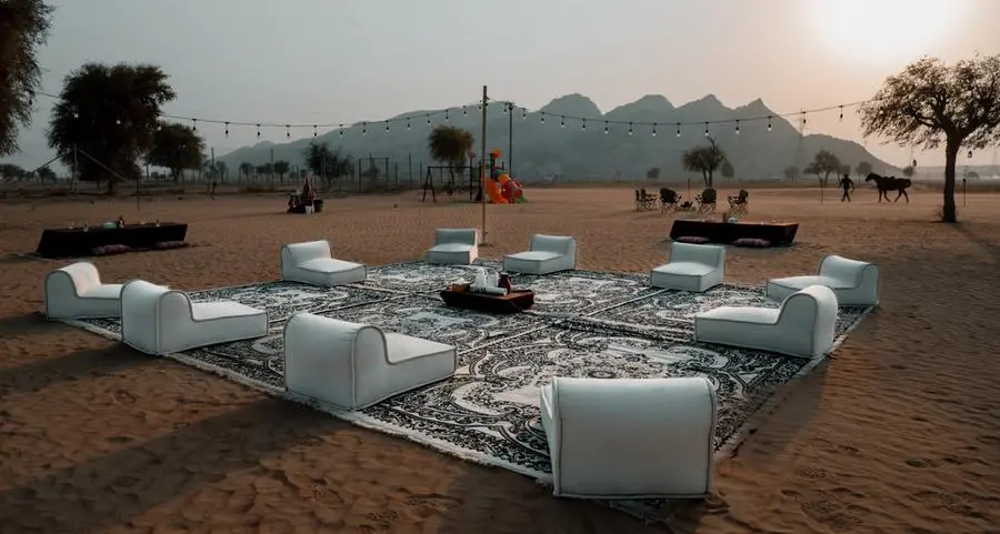 Partial lunar eclipse event at Mleiha Archaeological Centre