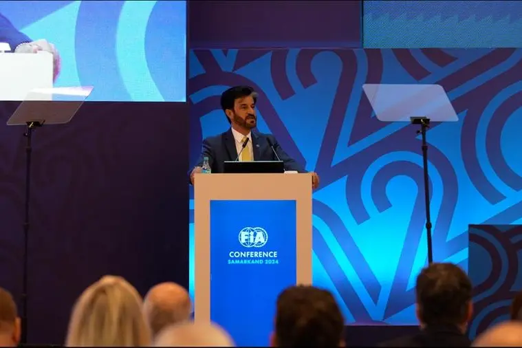 Mohammed Ben Sulayem chairs the 2024 FIA Conference in Samarkand, Uzbekistan