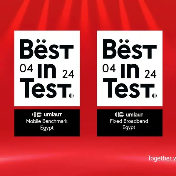 Vodafone Egypt awarded best mobile and fixed broadband network by Umlaut