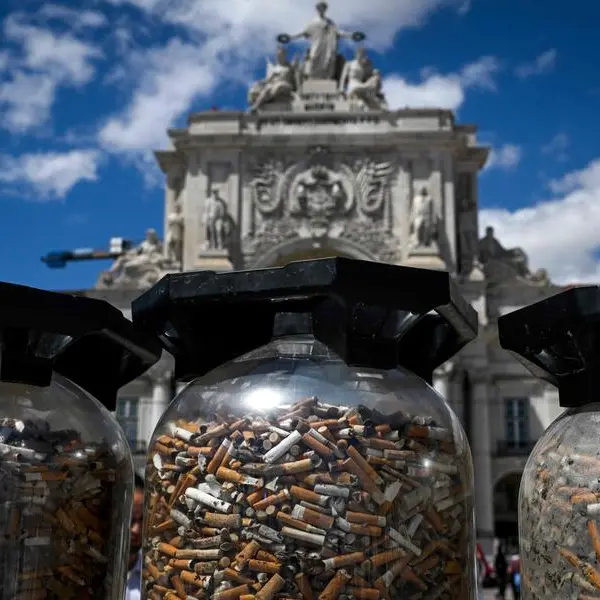 Climate activists heap up 650,000 cigarette butts in Portugal