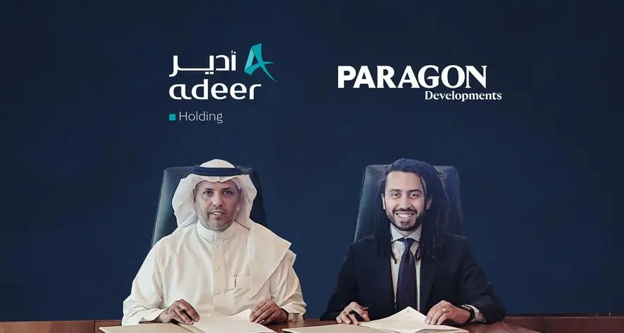 Paragon Developments and Adeer Holding join forces to establish new venture paragon Saudi Arabia for strategic real estate investments