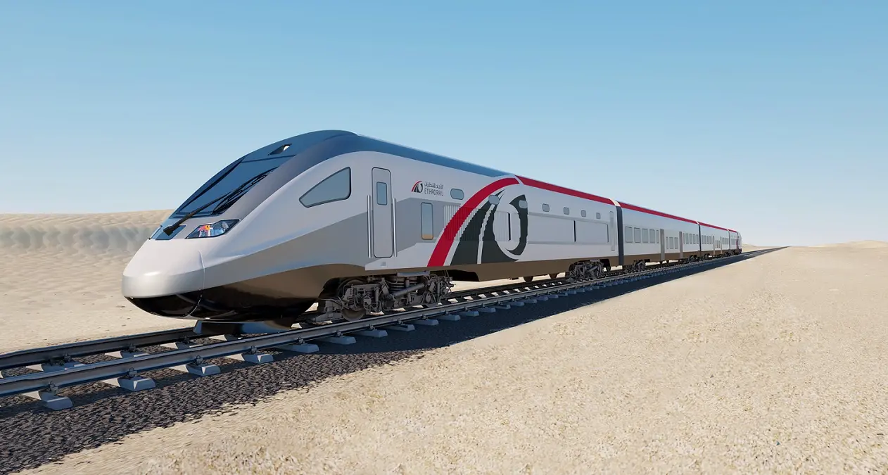 Etihad Rail’s first train journey between Abu Dhabi and Al Dhannah