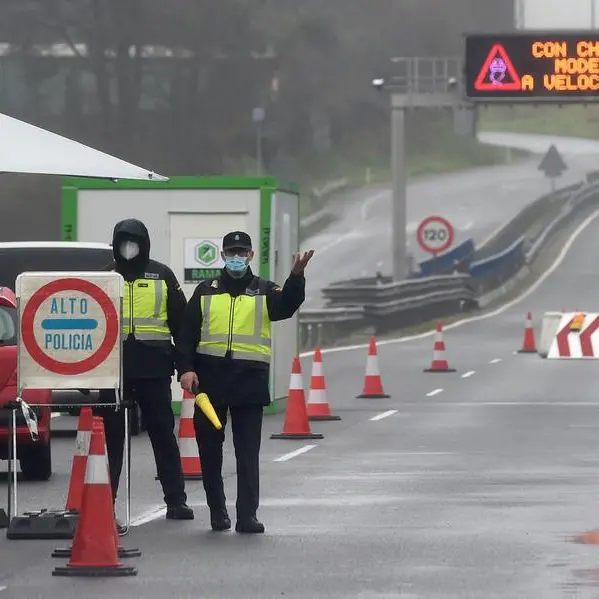 Two police among 6 killed as truck rams into Spanish checkpoint